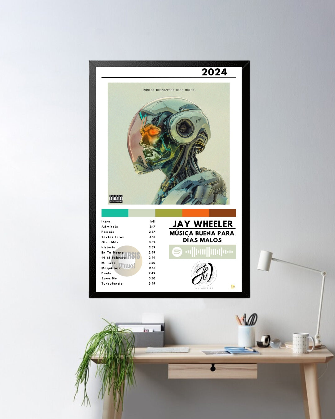 Cuadro Jay Wheeler - Música Buena Para Días Malos