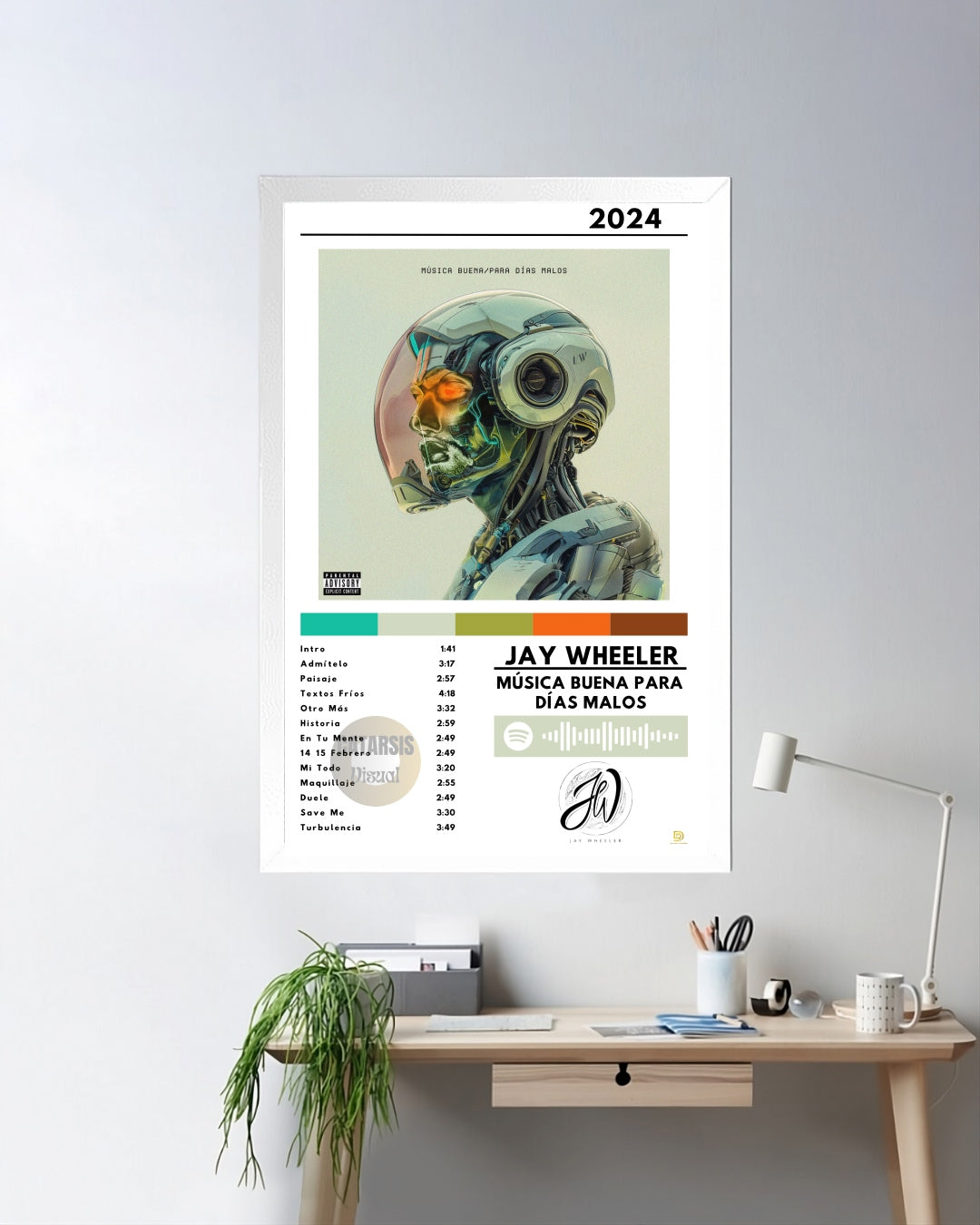 Cuadro Jay Wheeler - Música Buena Para Días Malos