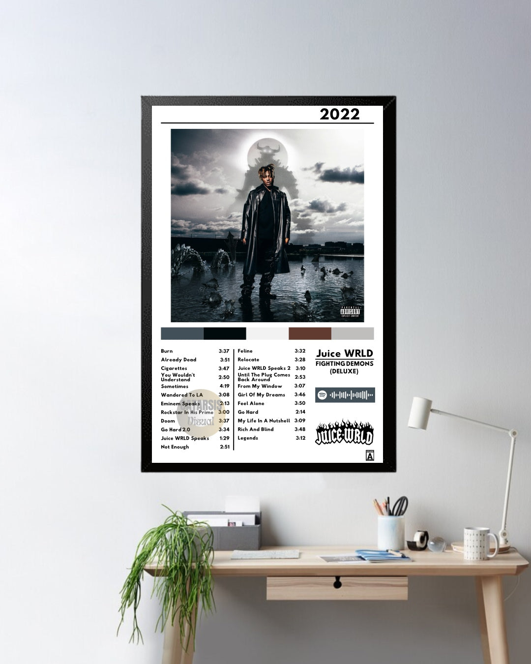Cuadro Juice WRLD - Fighting Demons