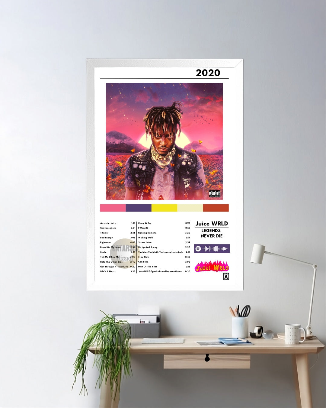 Cuadro Juice WRLD - Legends Never Die