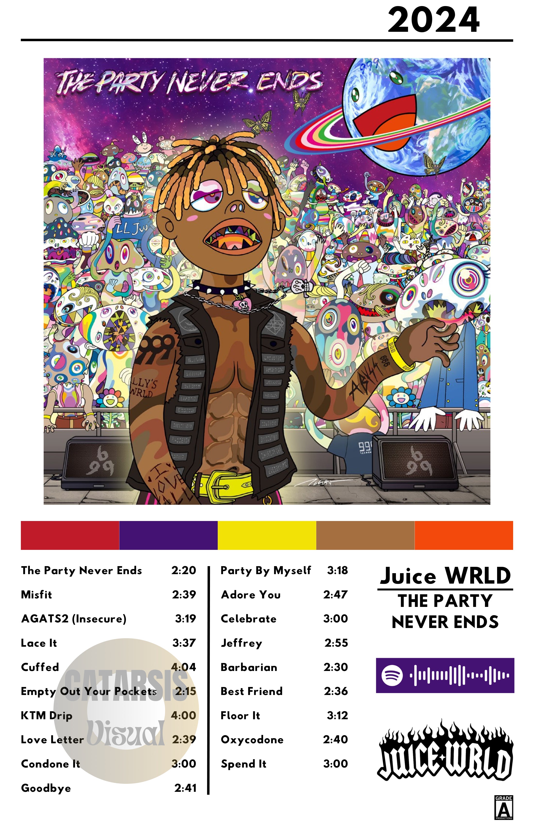 Cuadro Juice WRLD - The Party Never Ends
