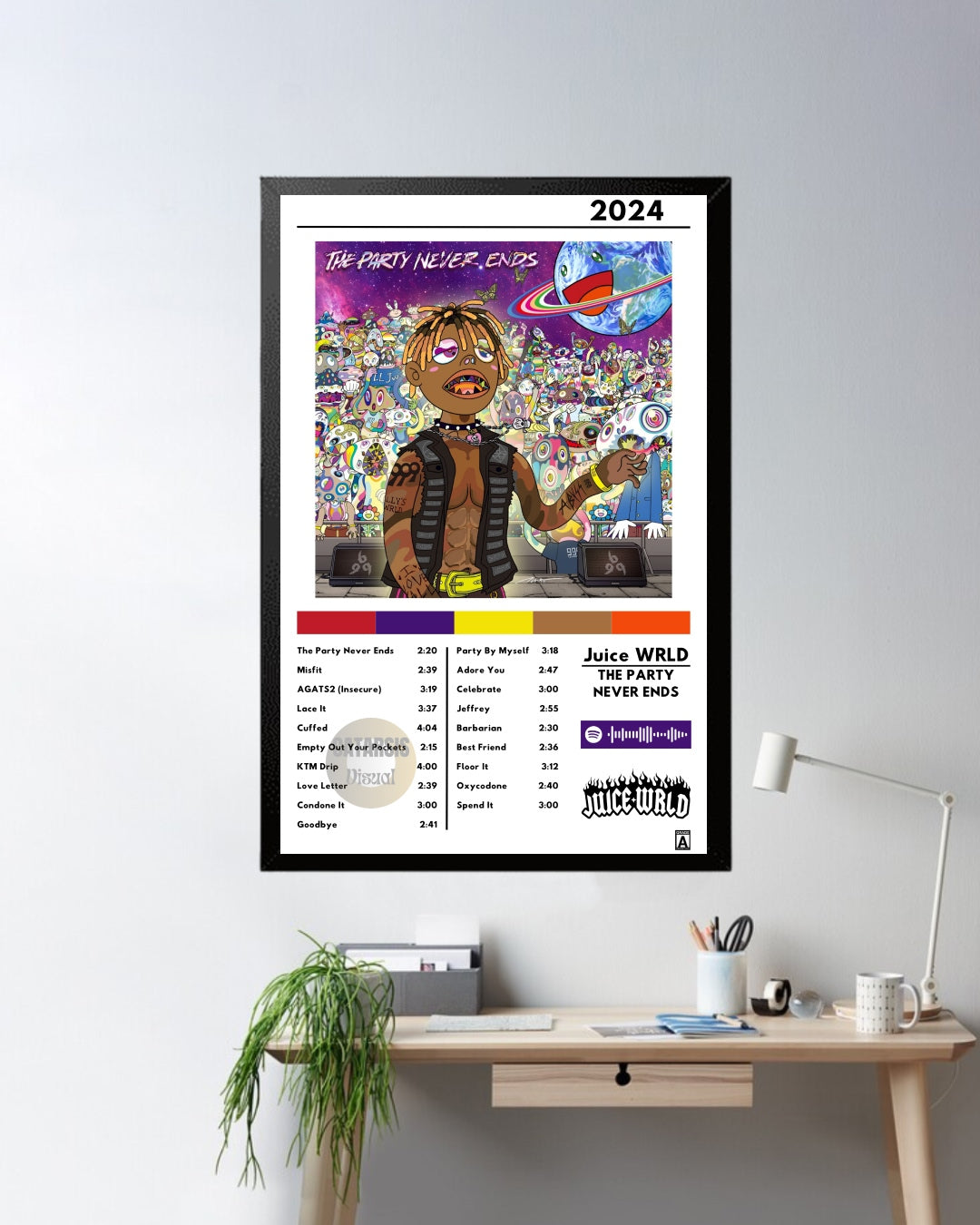 Cuadro Juice WRLD - The Party Never Ends