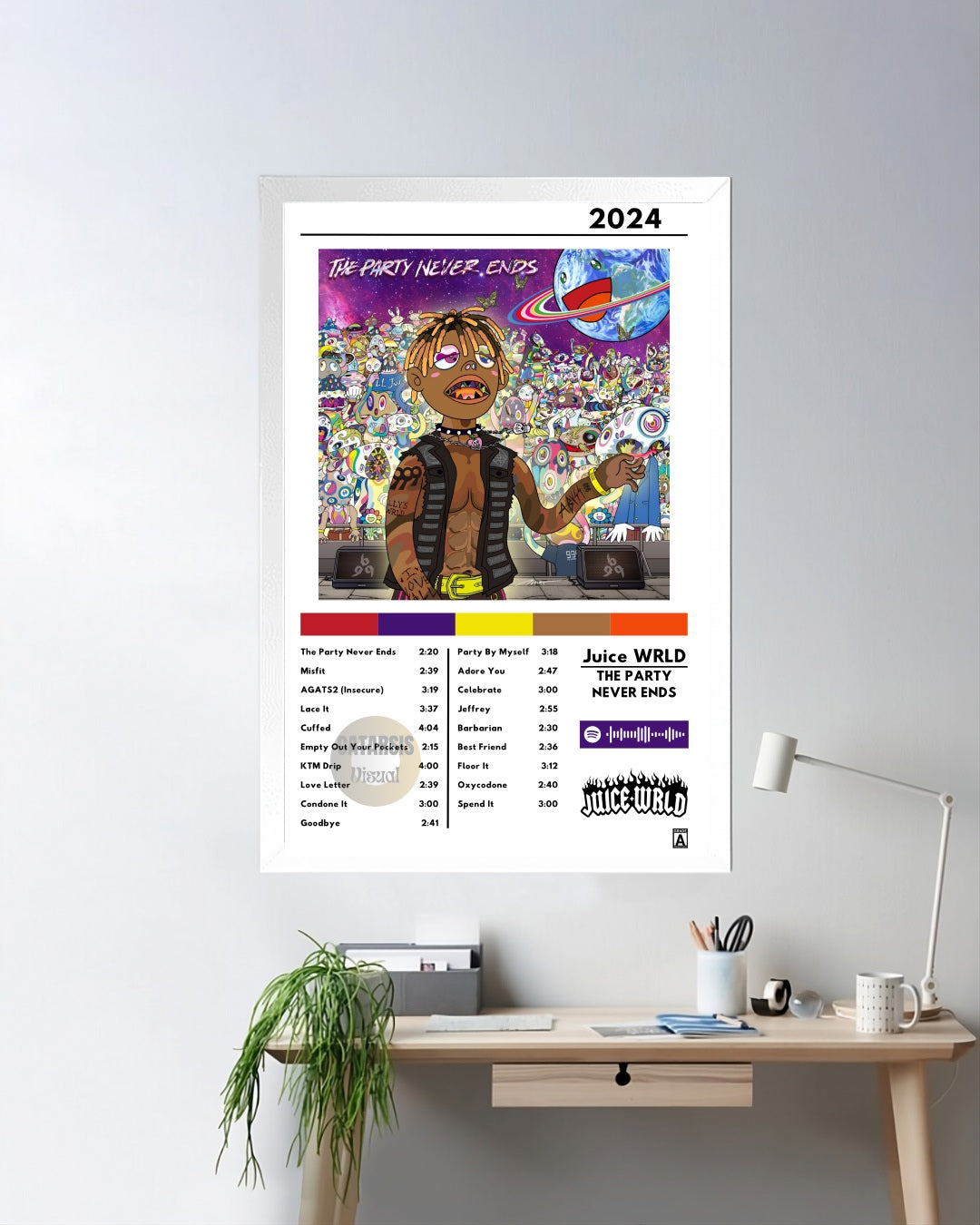 Cuadro Juice WRLD - The Party Never Ends
