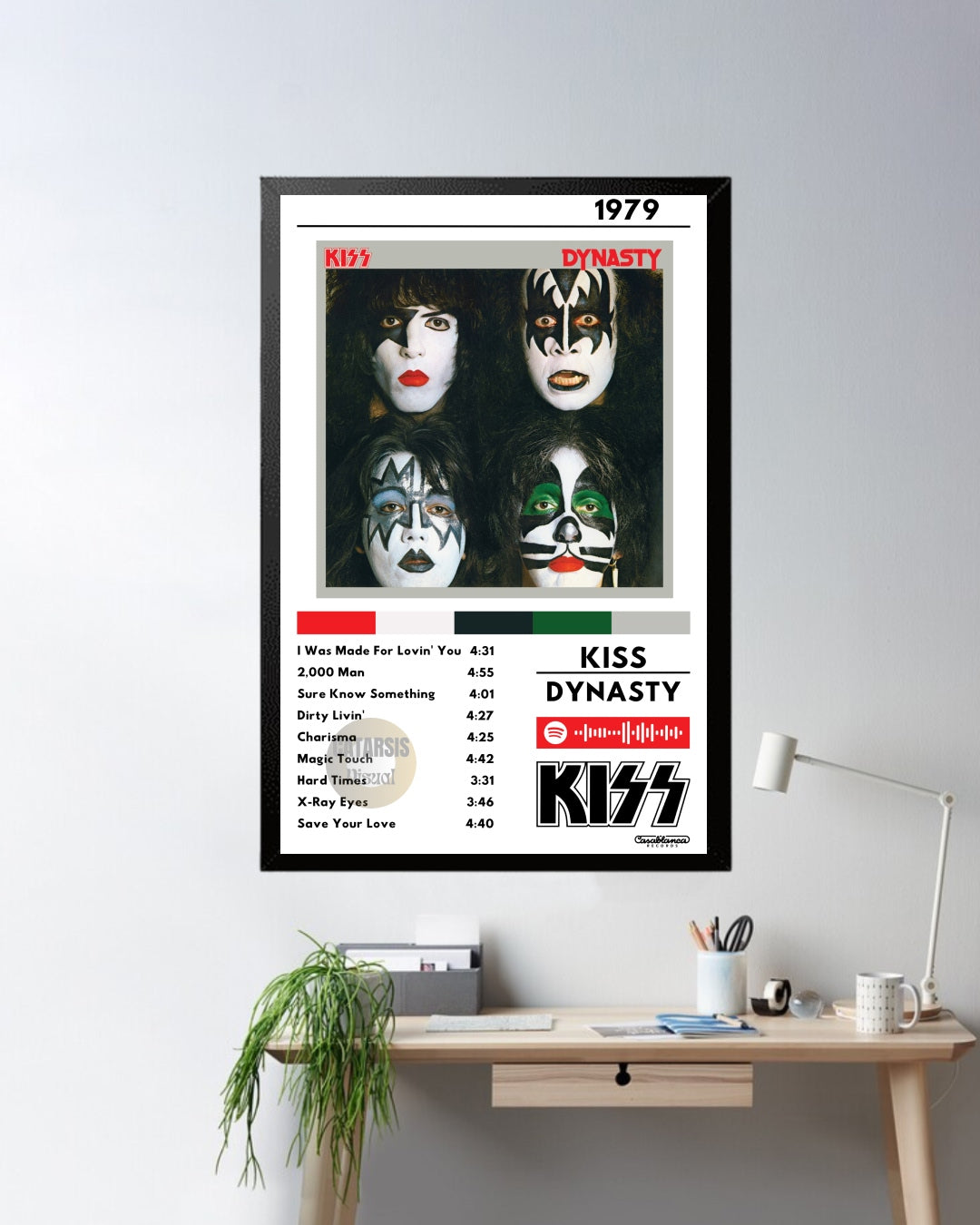 Cuadro Kiss - Dynasty