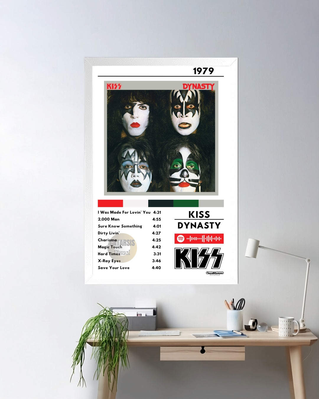 Cuadro Kiss - Dynasty