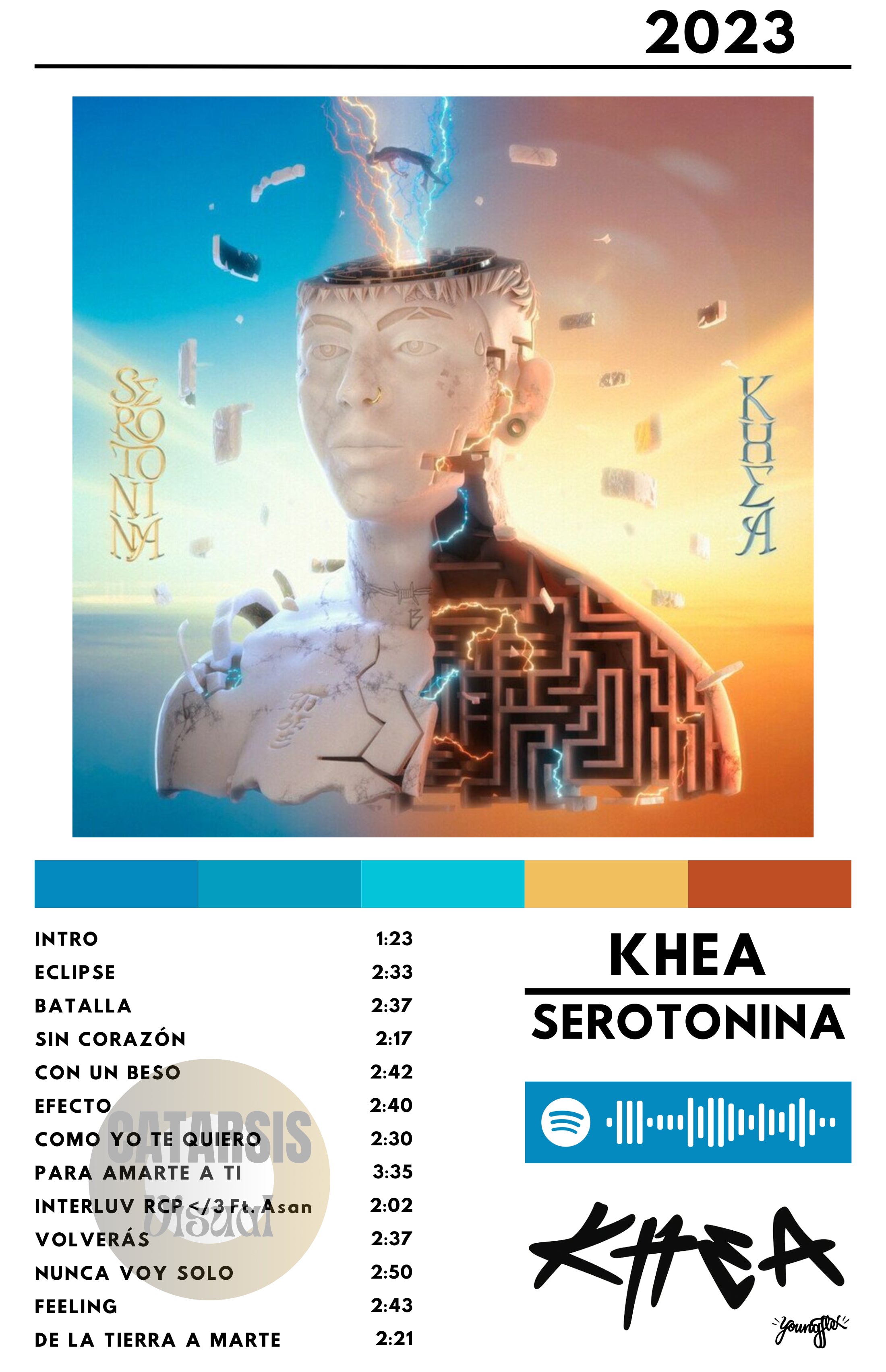 Cuadro Khea  - Serotonina