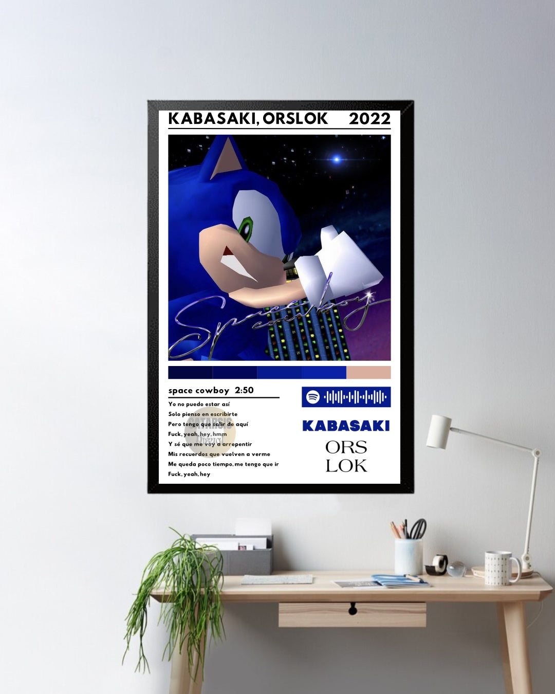 Cuadro Kabasaki, Orslok - space cowboy