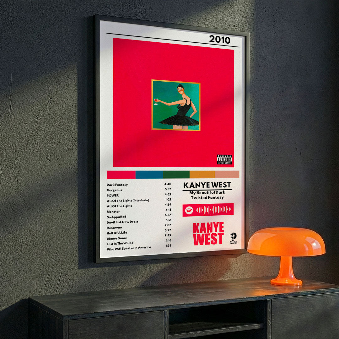 Cuadro Kanye West - My Beautiful Dark Twisted Fantasy
