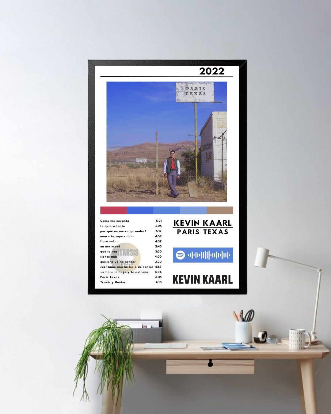 Cuadro Kevin Kaarl - París, Texas