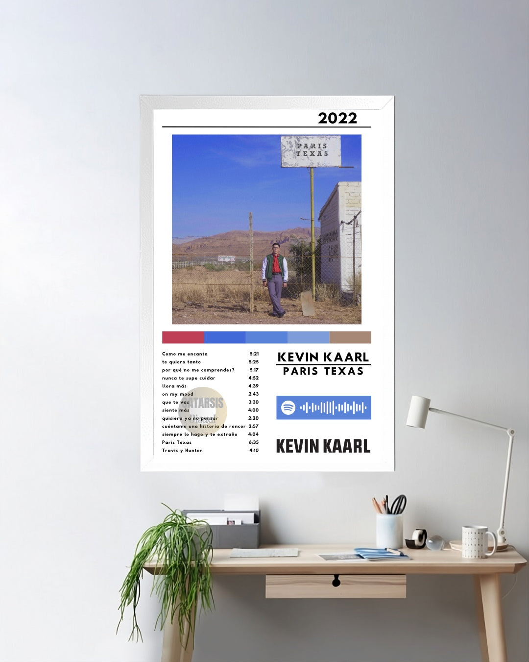 Cuadro Kevin Kaarl - París, Texas