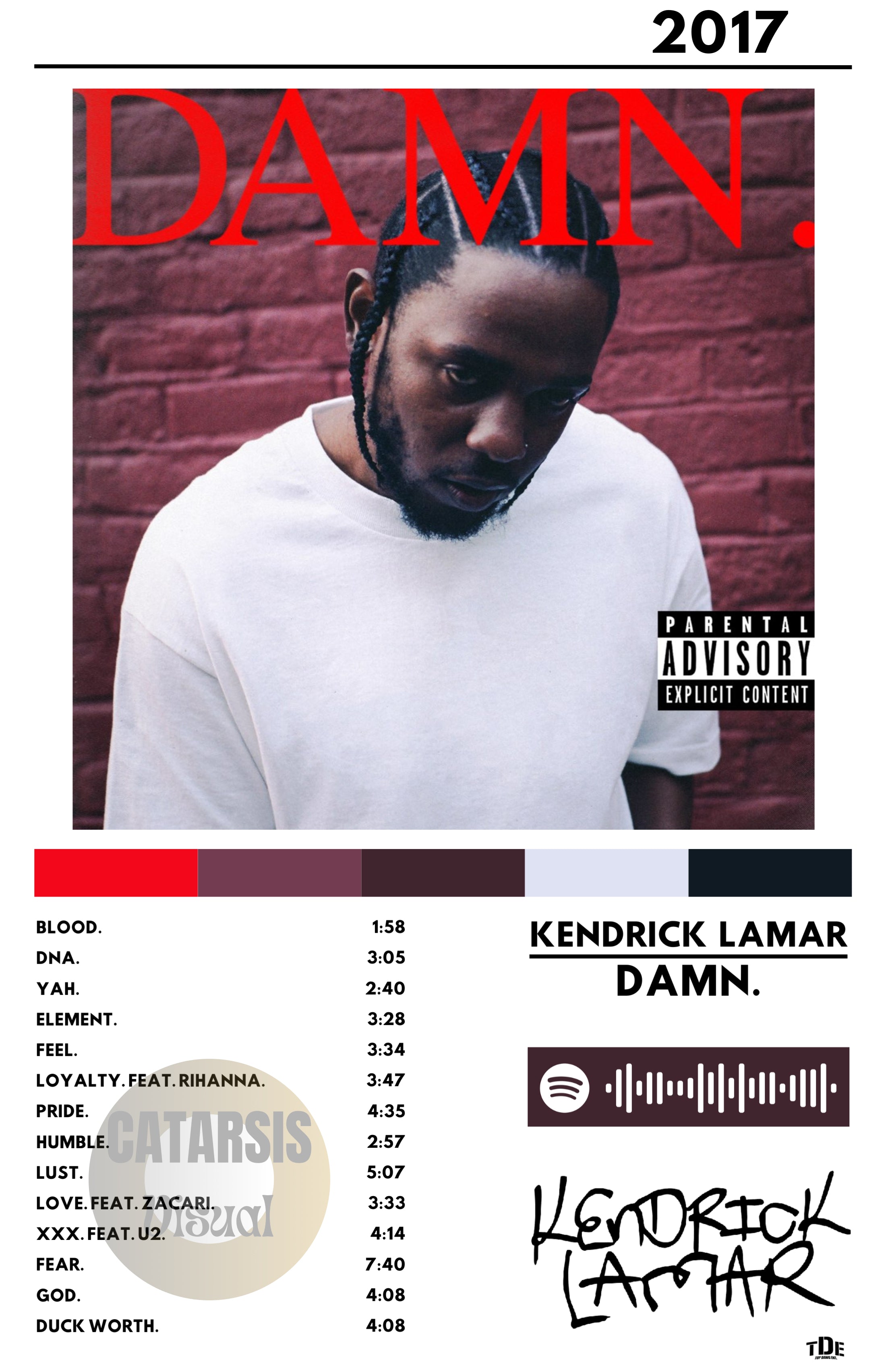 Cuadro Kendrick Lamar - DAMN.