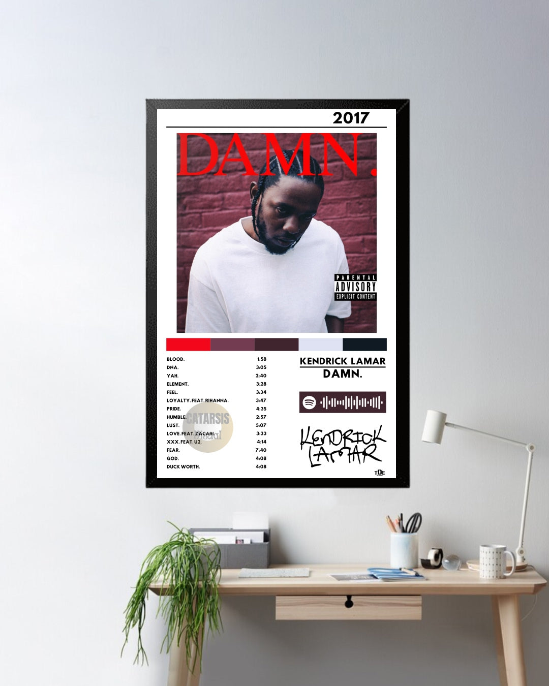 Cuadro Kendrick Lamar - DAMN.