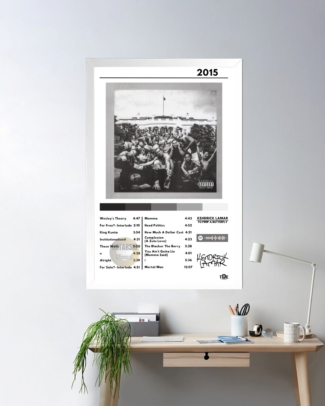 Cuadro Kendrick Lamar - To Pimp a Butterfly