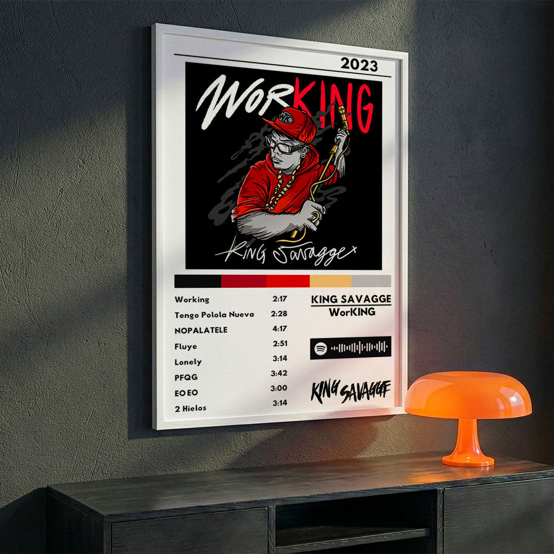 Cuadro King Savagge - WorKING