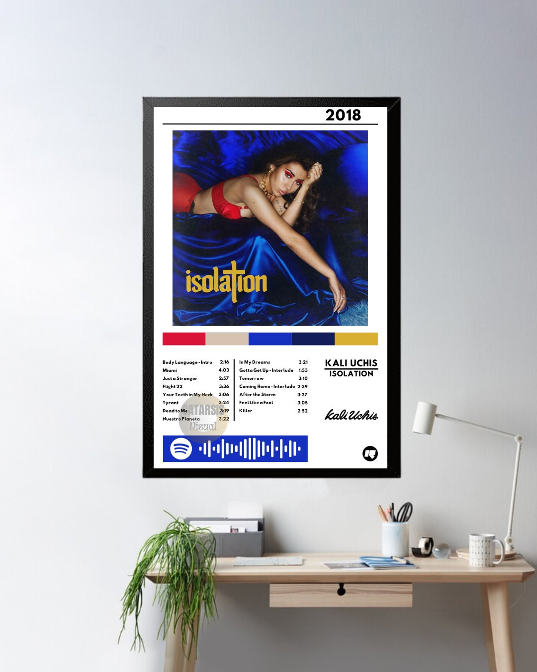 Cuadro Kali Uchis  - Isolation