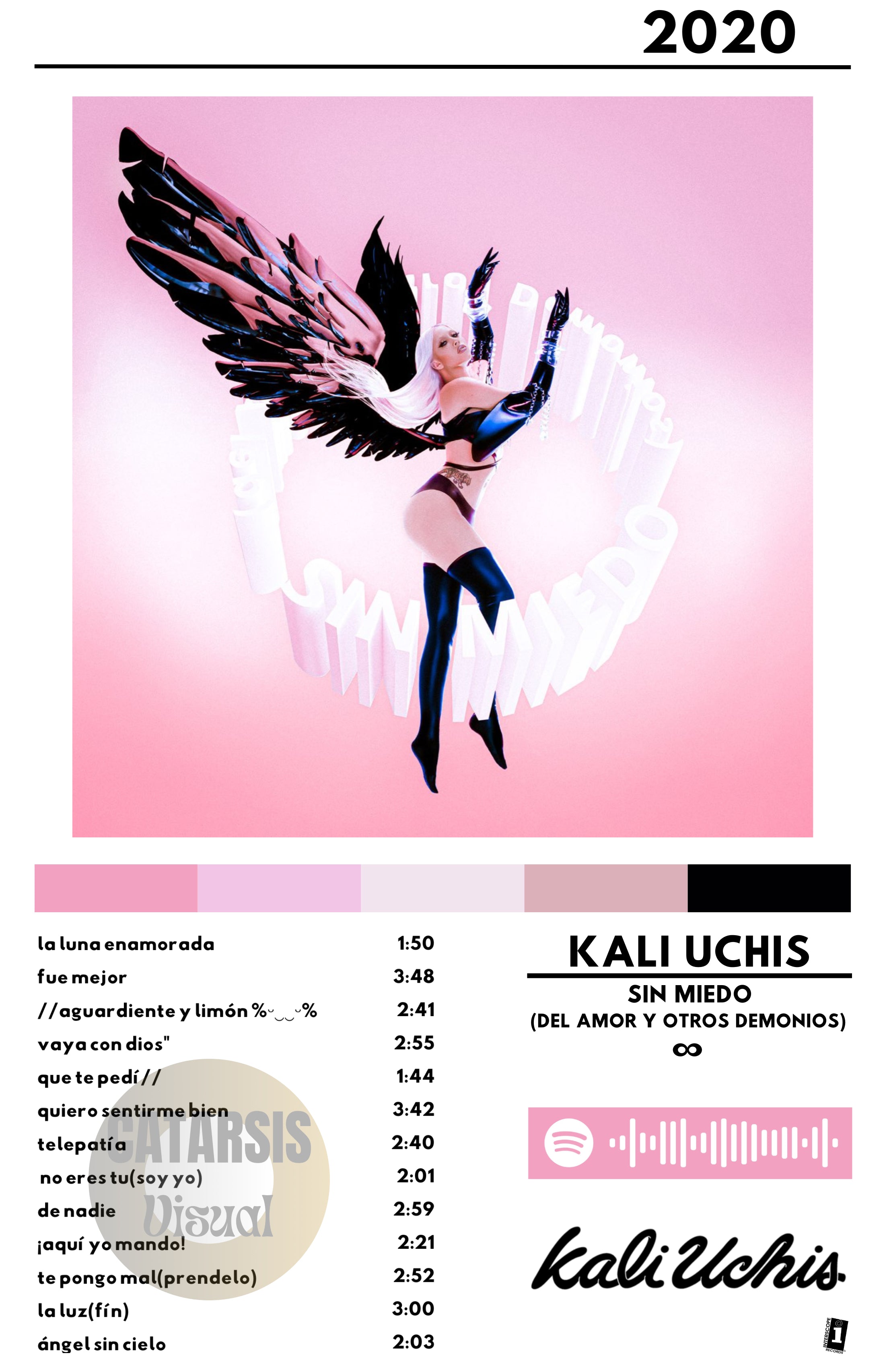 Cuadro Kali Uchis  - Sin Miedo (del Amor y Otros Demonios) ∞