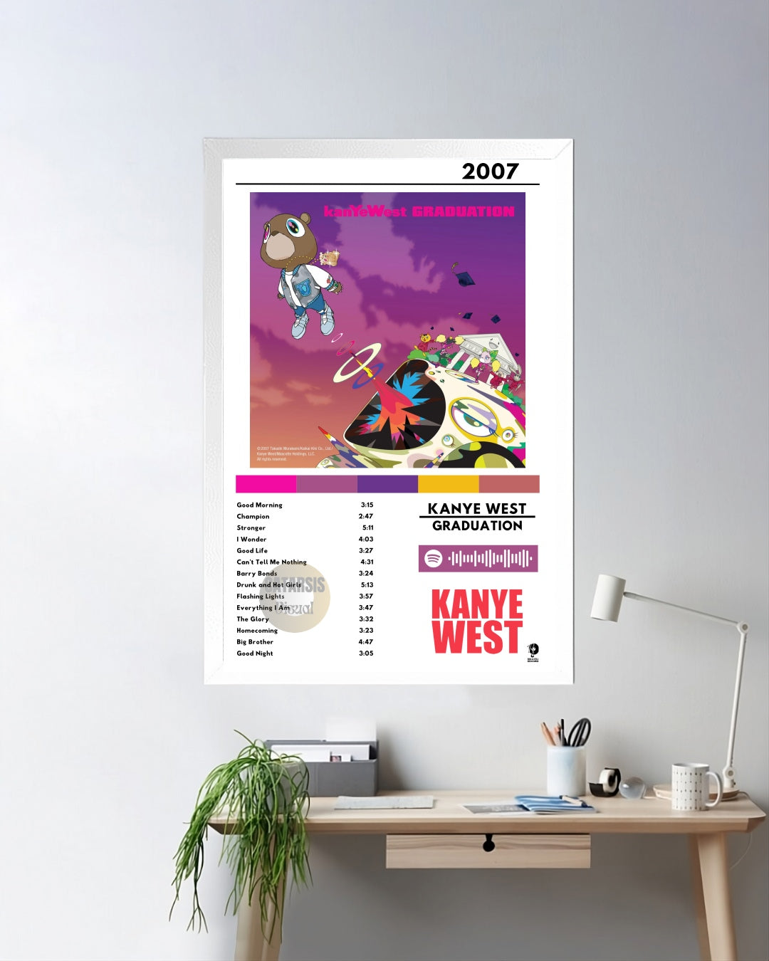 Cuadro Kanye West - Graduation