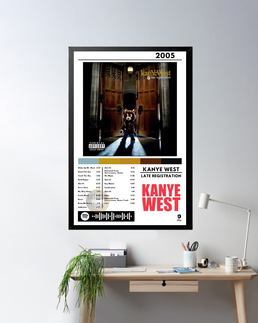 Cuadro Kanye West - Late Registration