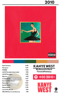Cuadro Kanye West - My Beautiful Dark Twisted Fantasy