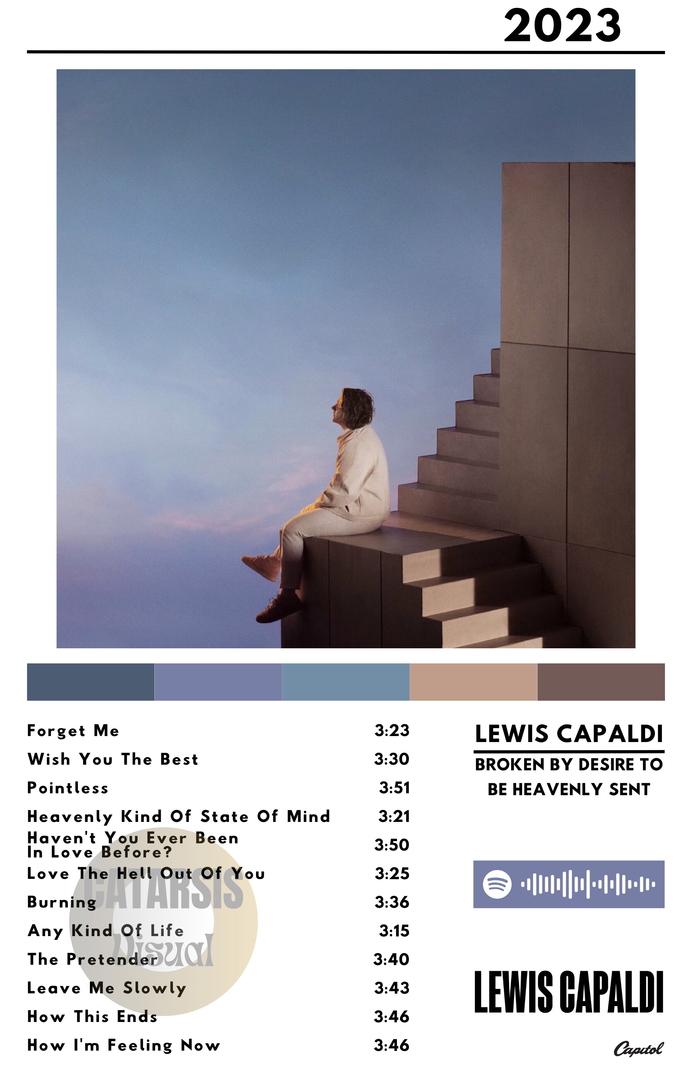 Cuadro Lewis Capaldi - Broken by Desire to be Heavenly Sant