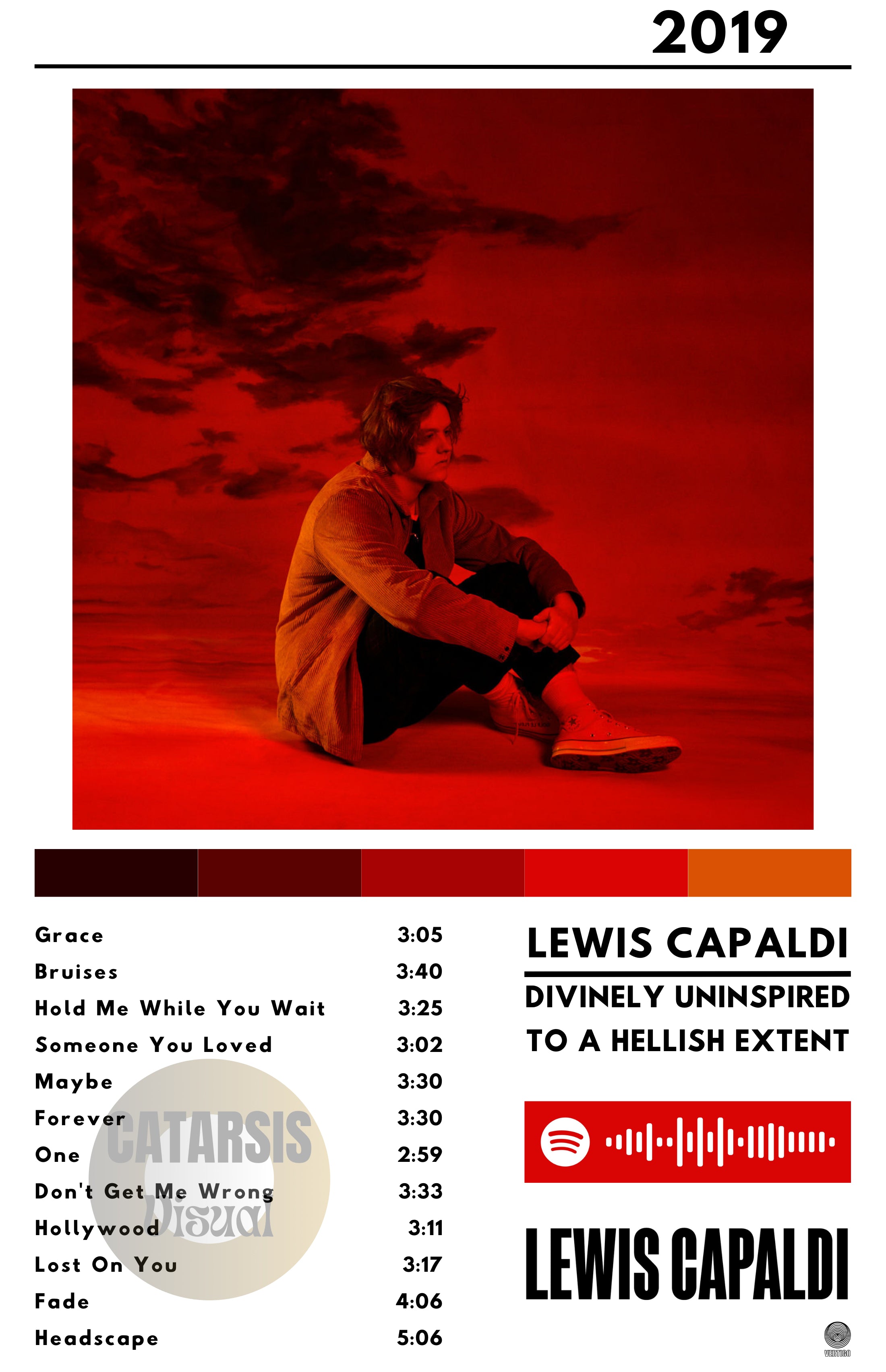 Cuadro Lewis Capaldi - Divinely Uninspired to a Hellish Extent