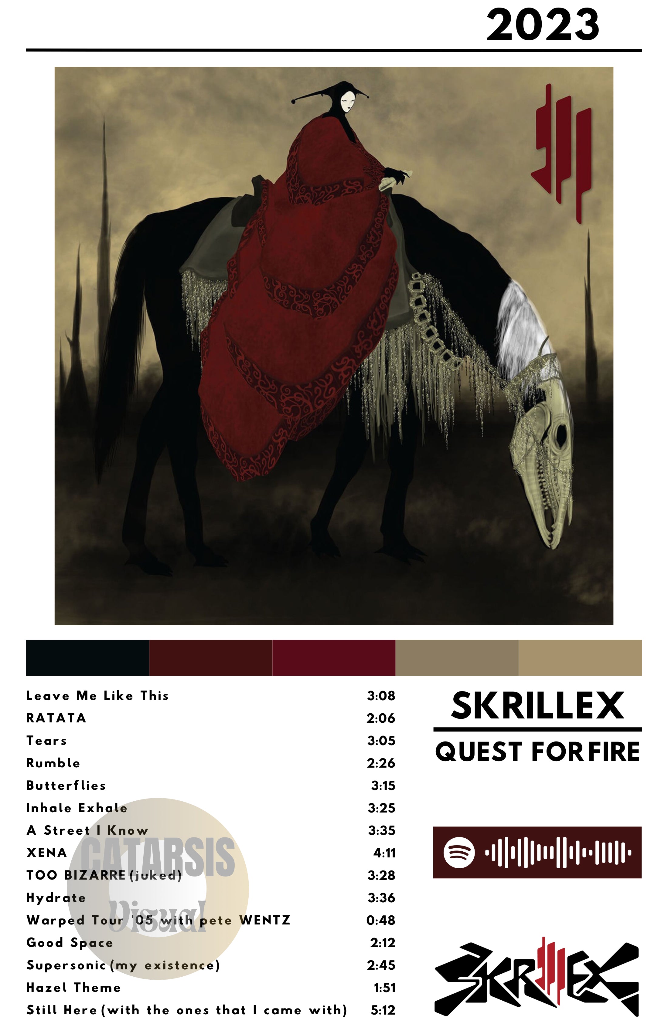 Cuadro Skrillex - Quest of Fire