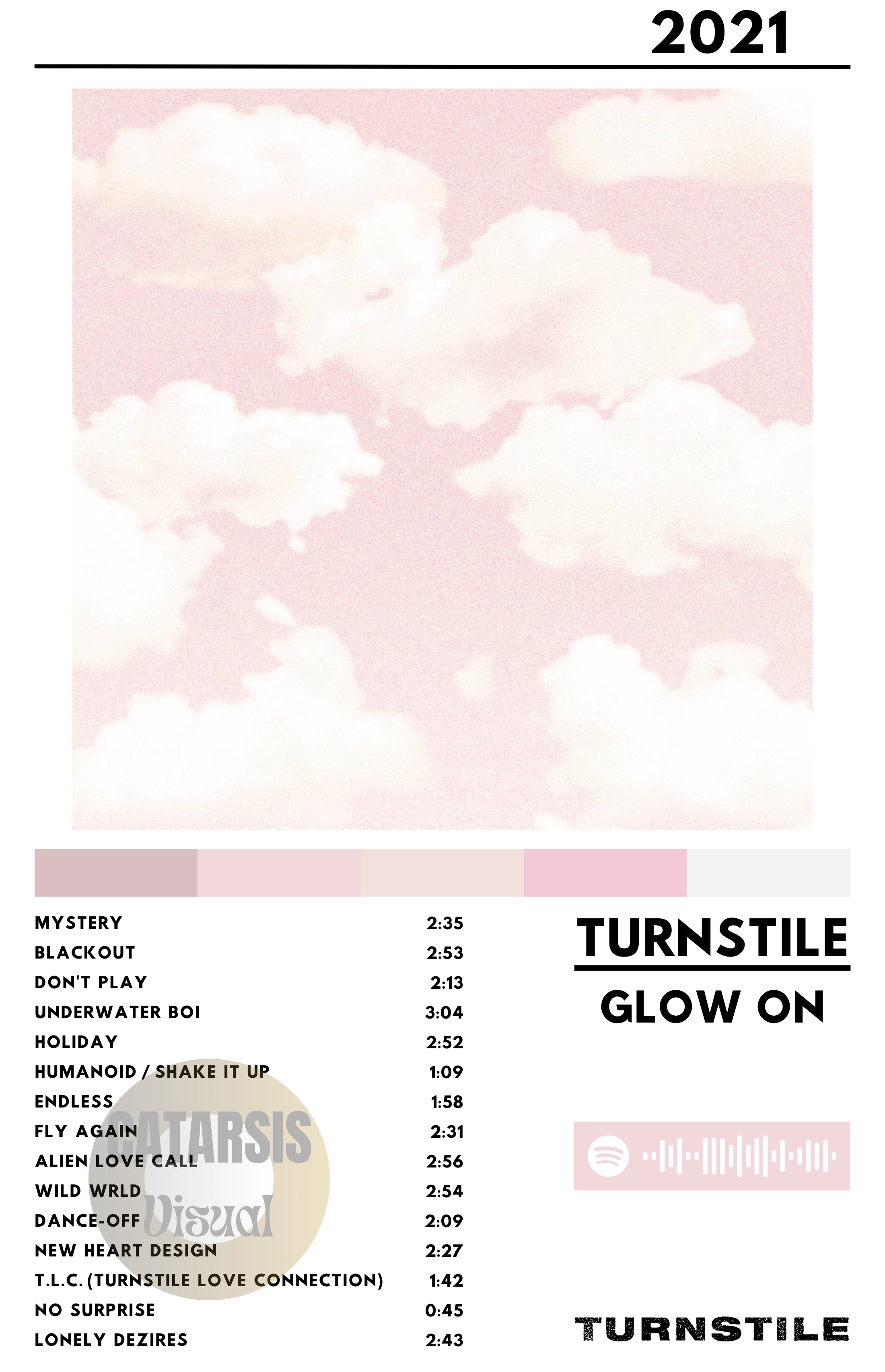 Cuadro Turnstile - Glow On