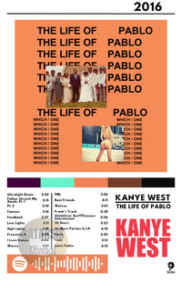 Cuadro Kanye West - The life of Pablo