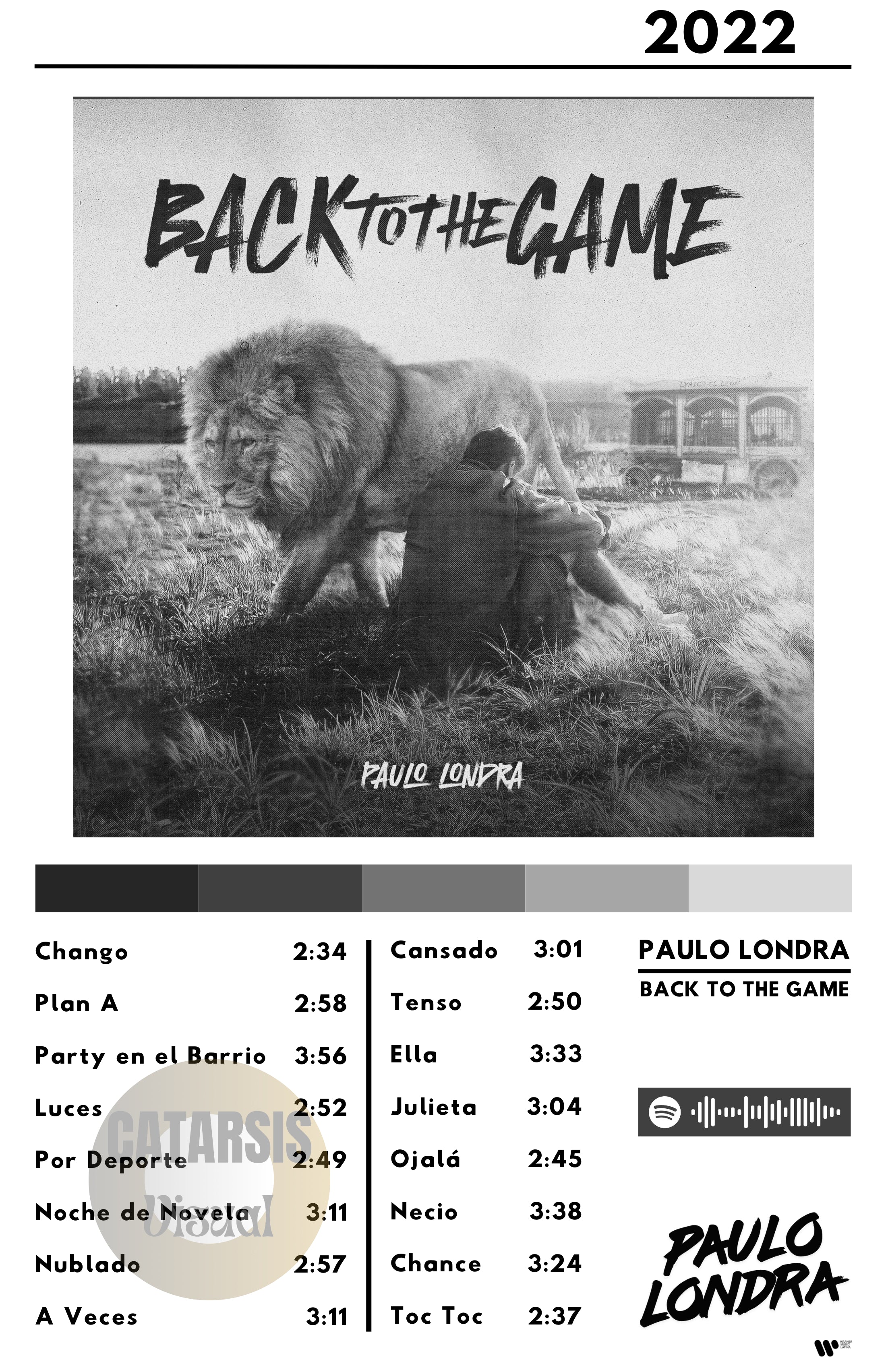 Cuadro Paulo Londra - Back to the Game