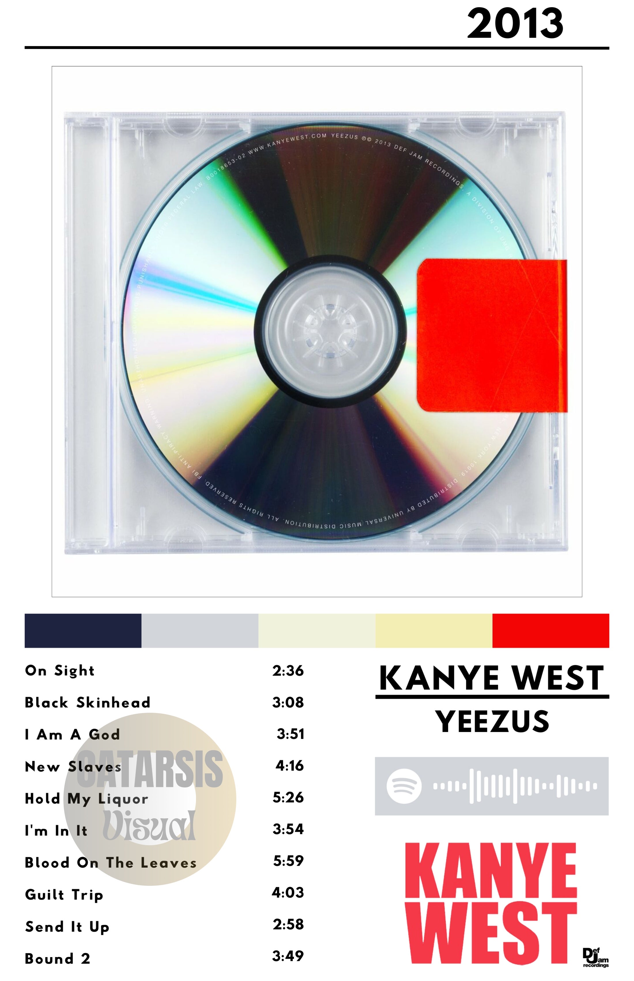 Cuadro Kanye West - Yeezus