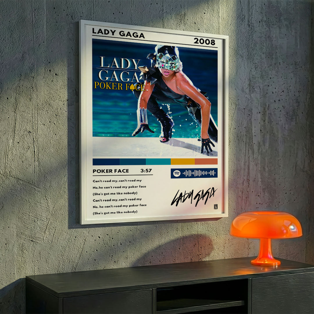 Cuadro Lady Gaga - Poker Face