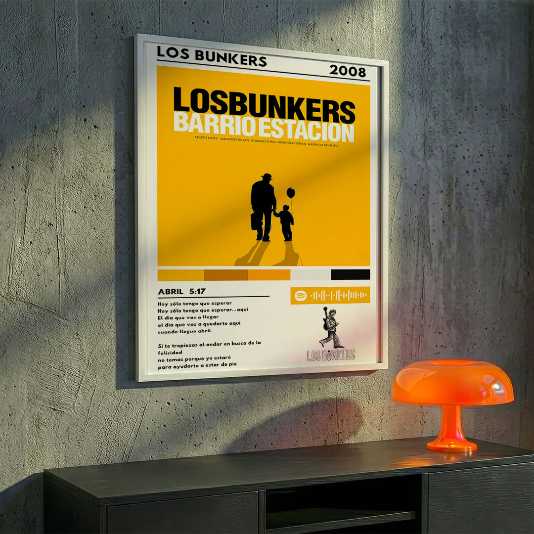 Cuadro Los Bunkers - Abril