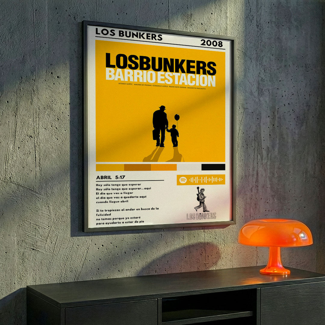 Cuadro Los Bunkers - Abril