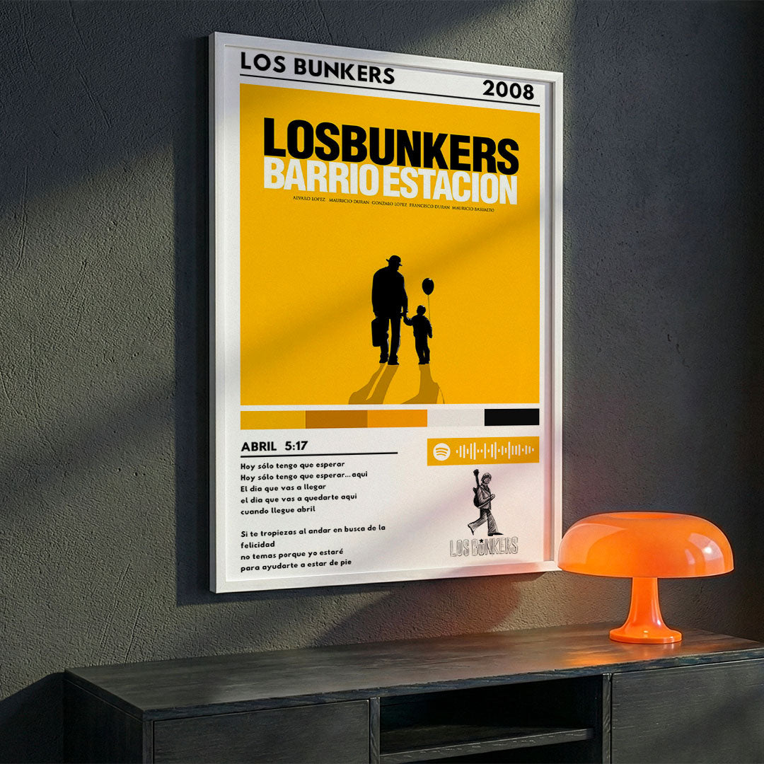 Cuadro Los Bunkers - Abril
