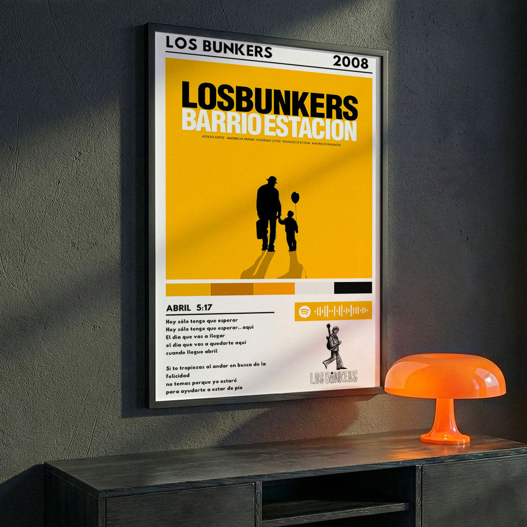 Cuadro Los Bunkers - Abril