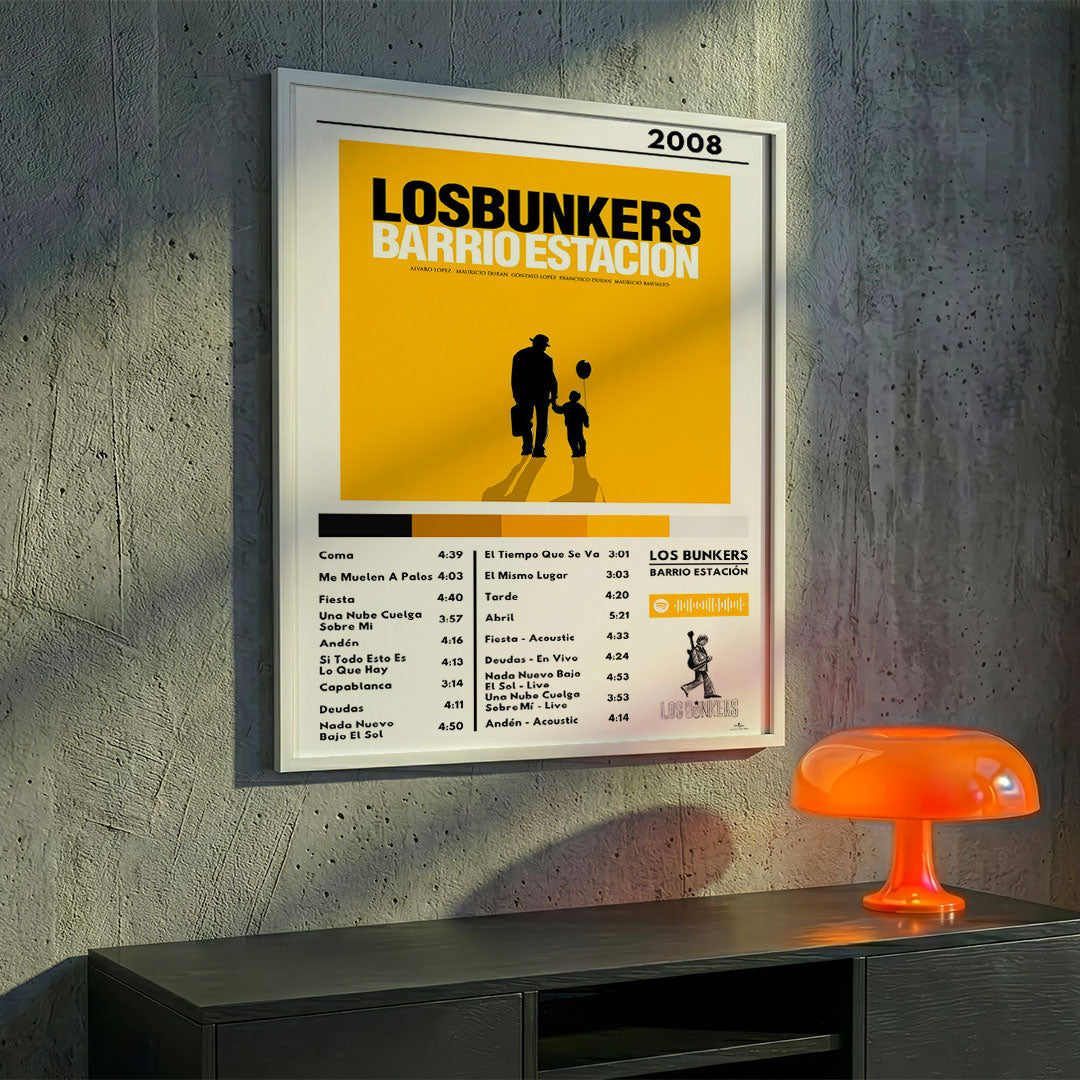 Cuadro Los Bunkers - Barrio Estación