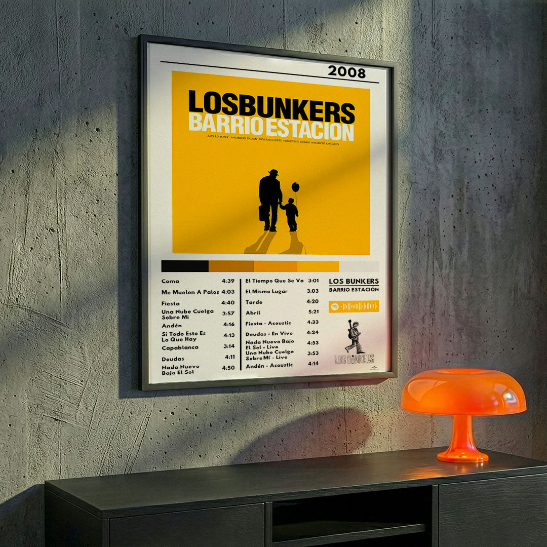 Cuadro Los Bunkers - Barrio Estación