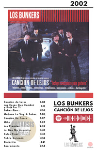 Cuadro Los Bunkers - Canción de lejos