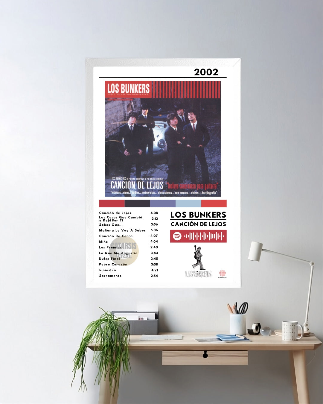 Cuadro Los Bunkers - Canción de lejos