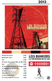 Cuadro Los Bunkers - La Velocidad de la Luz