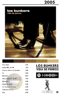 Cuadro Los Bunkers - Vida De Perros