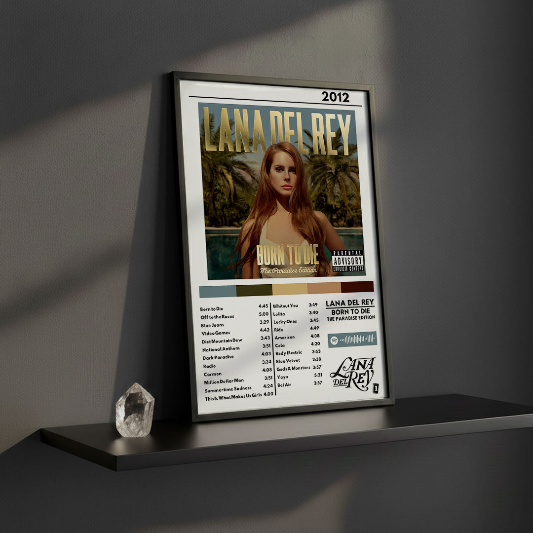 Cuadro Lana del Rey - Born to Die - The Paradise Edition
