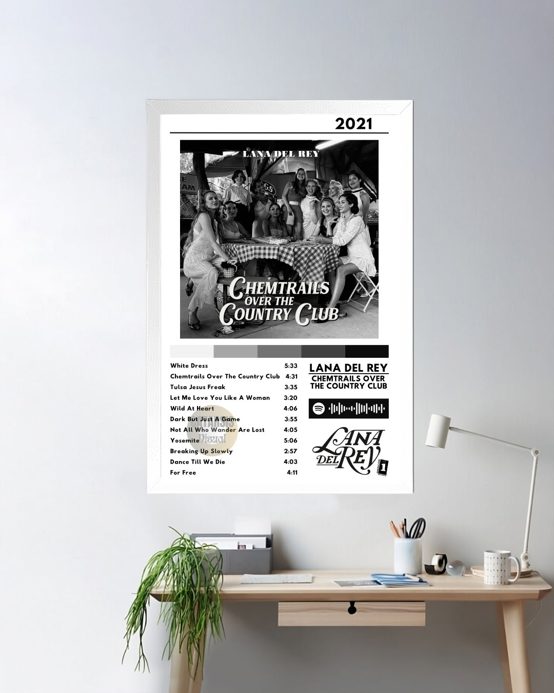 Cuadro Lana del Rey - Chemtrails Over The Country Club