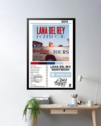 Cuadro Lana del Rey - Honeymoon