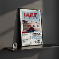 Cuadro Lana del Rey - Honeymoon
