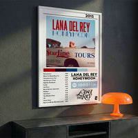 Cuadro Lana del Rey - Honeymoon