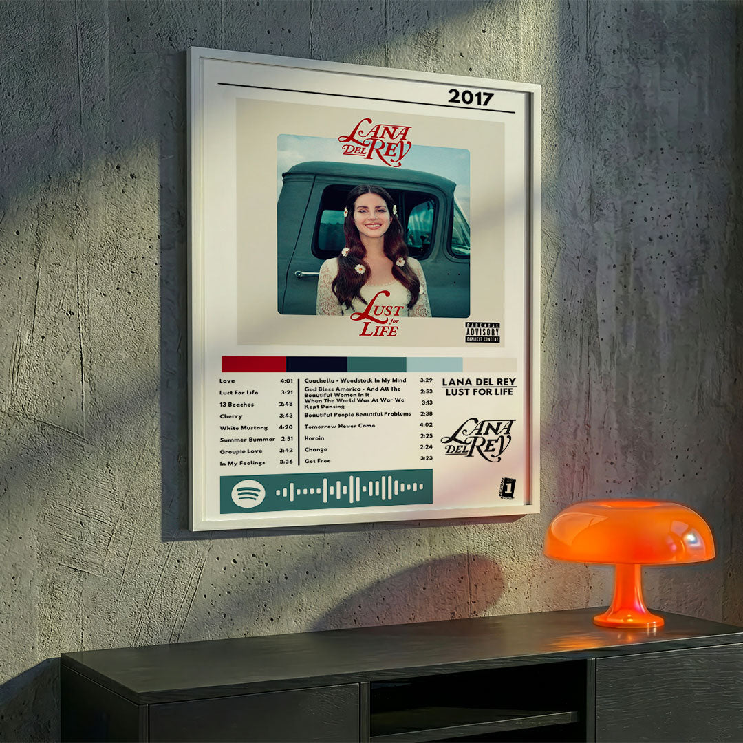 Cuadro Lana del Rey - Lust For Life