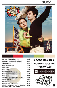 Cuadro Lana del Rey - Norman Fucking Rockwell!