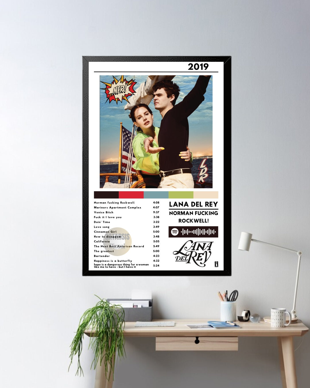 Cuadro Lana del Rey - Norman Fucking Rockwell!
