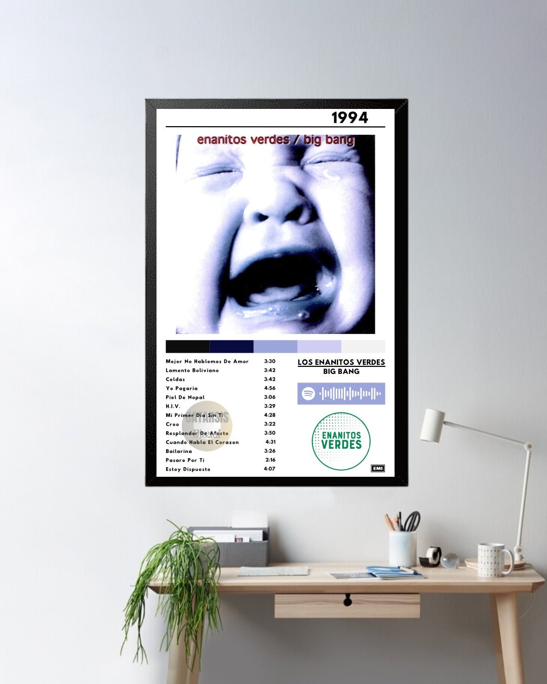 Cuadro Los Enanitos Verdes - Big Bang